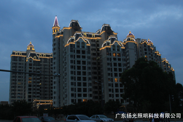 香檳公寓燈光工程現場實拍圖