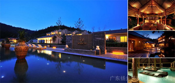 溫泉景區照明設計效果圖
